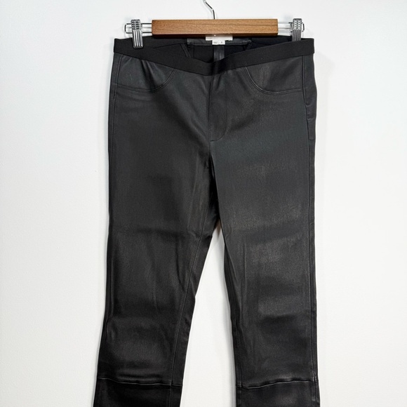 Helmut Lang Black Leather Leggings - Picture 4 of 12